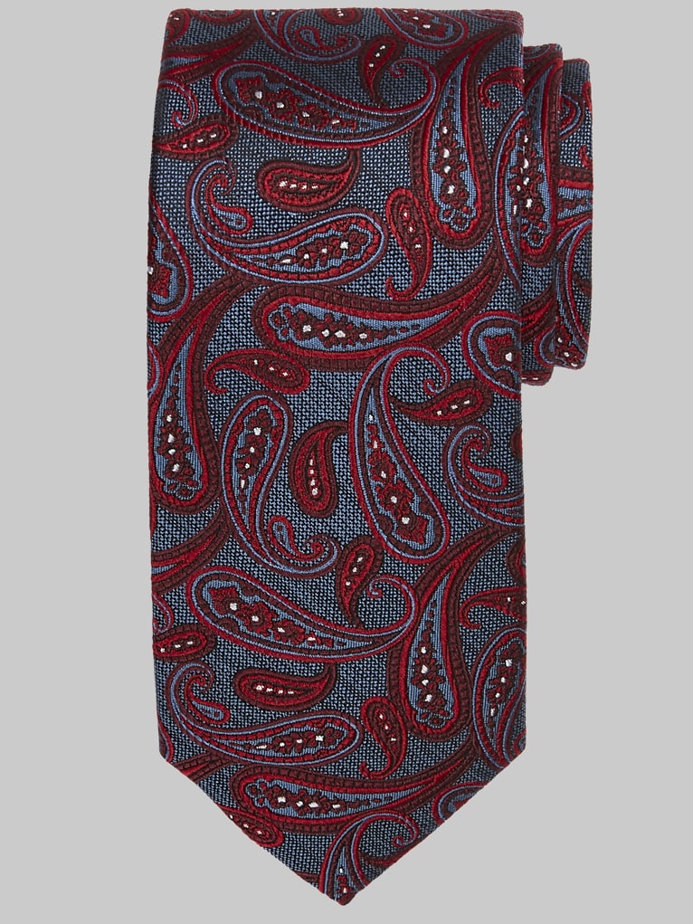 Pronto Uomo Narrow Paisley Tie
