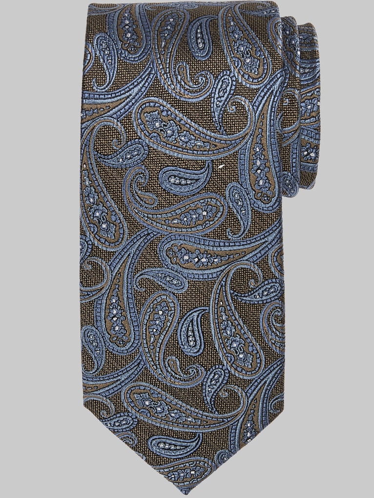 Pronto Uomo Narrow Paisley Tie