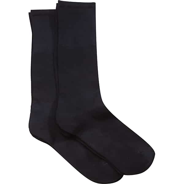 Pronto Uomo Men's Bamboo Blend Socks, 2-pack Navy - Size: One Size - Only Available at Men's Wearhouse TMW806X80001