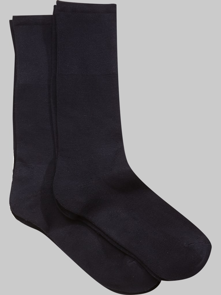 Pronto Uomo Bamboo Blend Cushioned Socks, 2-pack