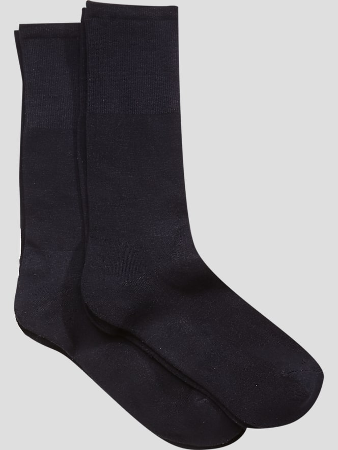Pronto Uomo Bamboo Blend Cushioned Socks, 2-pack