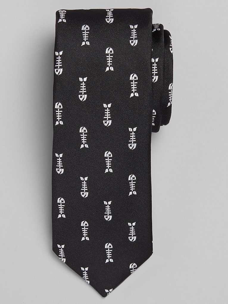 Egara Narrow Fish Bone Tie
