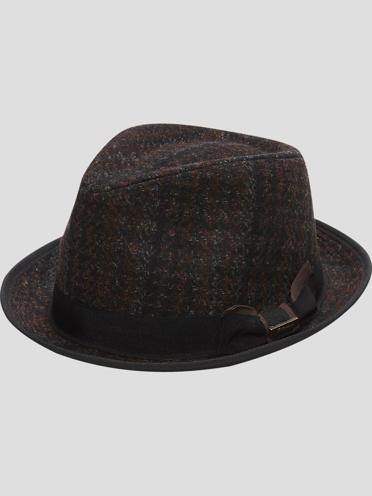 Mens plaid fedora hats online