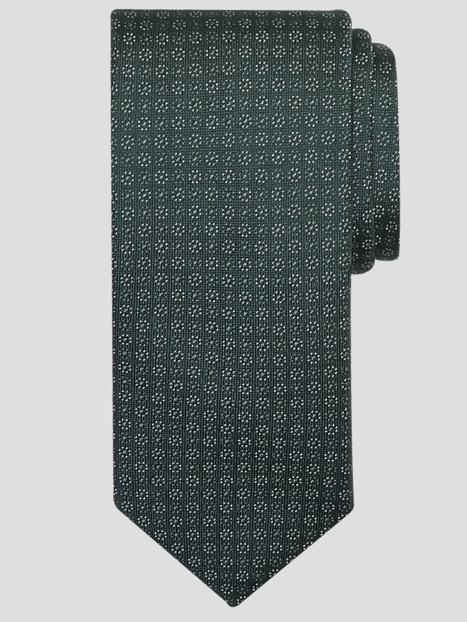 Awearness Kenneth Cole Narrow Pinpoint Silk Tie