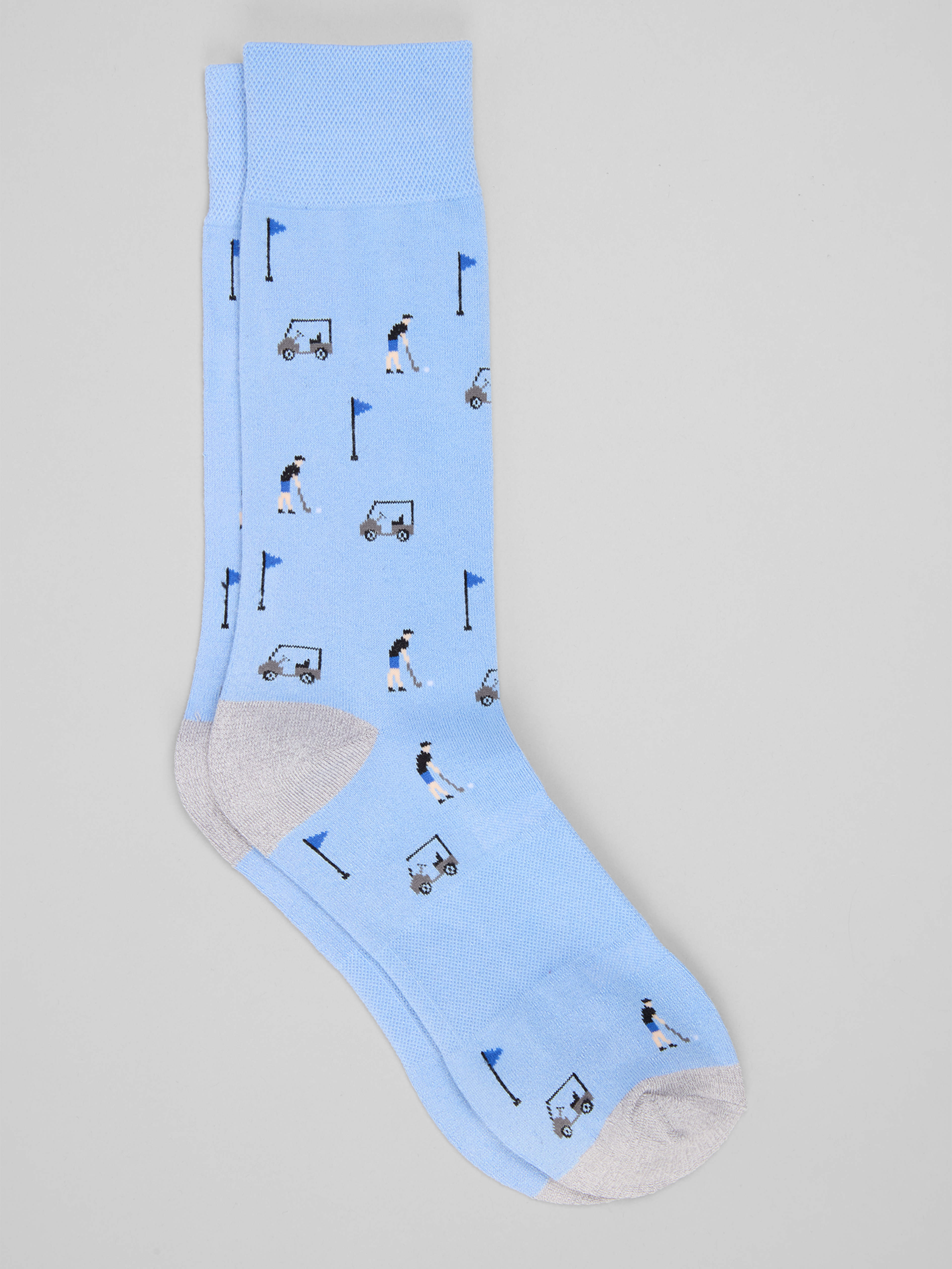 Golf Pattern Performance Socks, 1-Pair