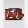 Joseph Abboud Burnished Dome Reversible Belt