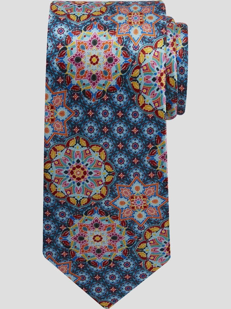 Joseph Abboud Large Medallion Silk Tie | Ties | Men's Wearhouse