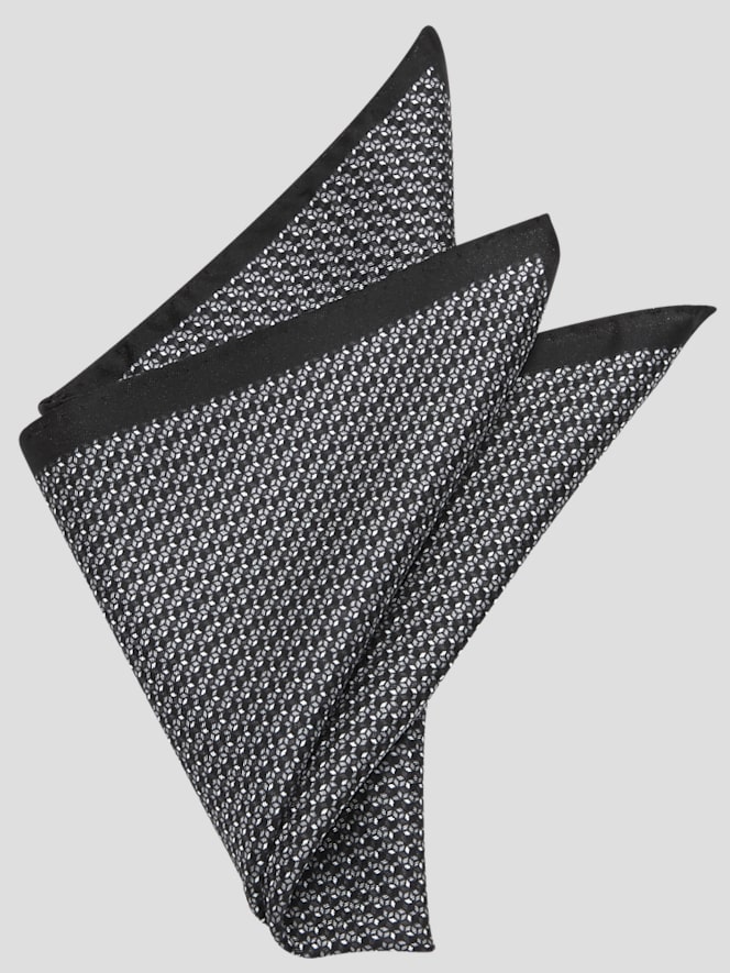 Pronto Uomo Octagon Silk Pocket Square