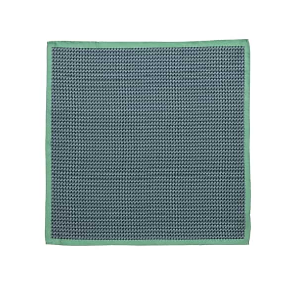 Pronto Uomo Men's Octagon Silk Pocket Square Green - Size: One Size - Only Available at Men's Wearhouse TMW80P180043