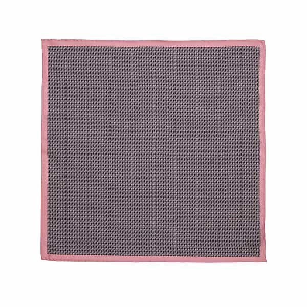 Pronto Uomo Men's Octagon Silk Pocket Square Pink - Size: One Size - Only Available at Men's Wearhouse TMW80P180069