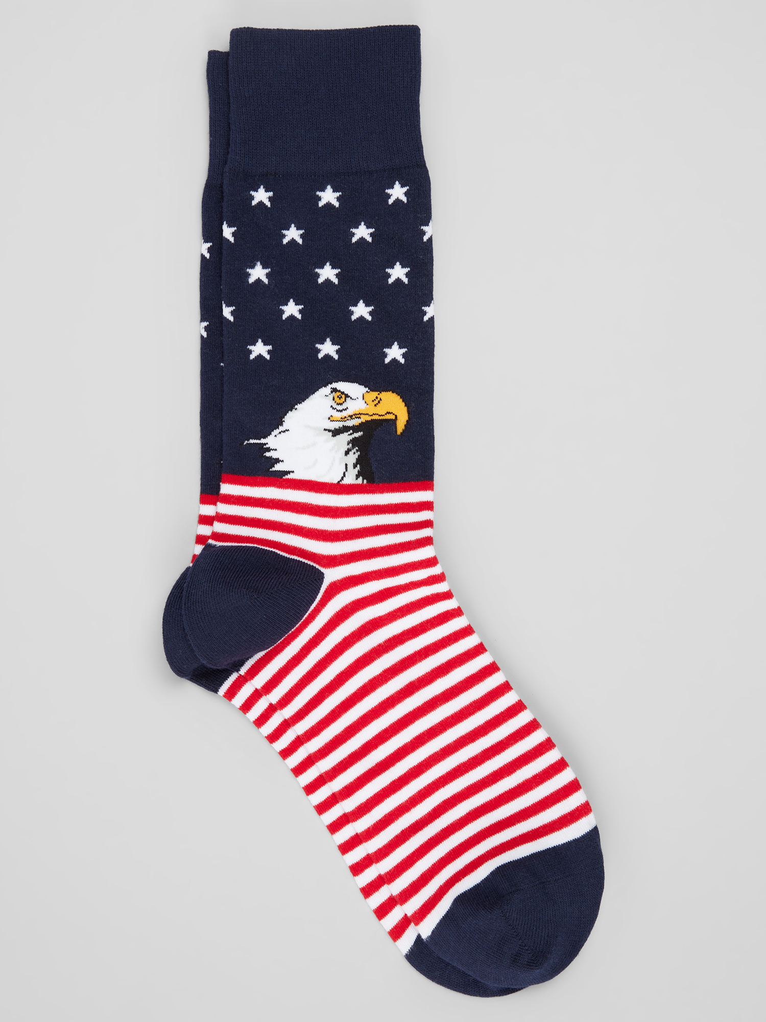 Eagle Stripe Socks, 1-Pair