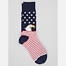 Egara Eagle Stripe Socks, 1-Pair