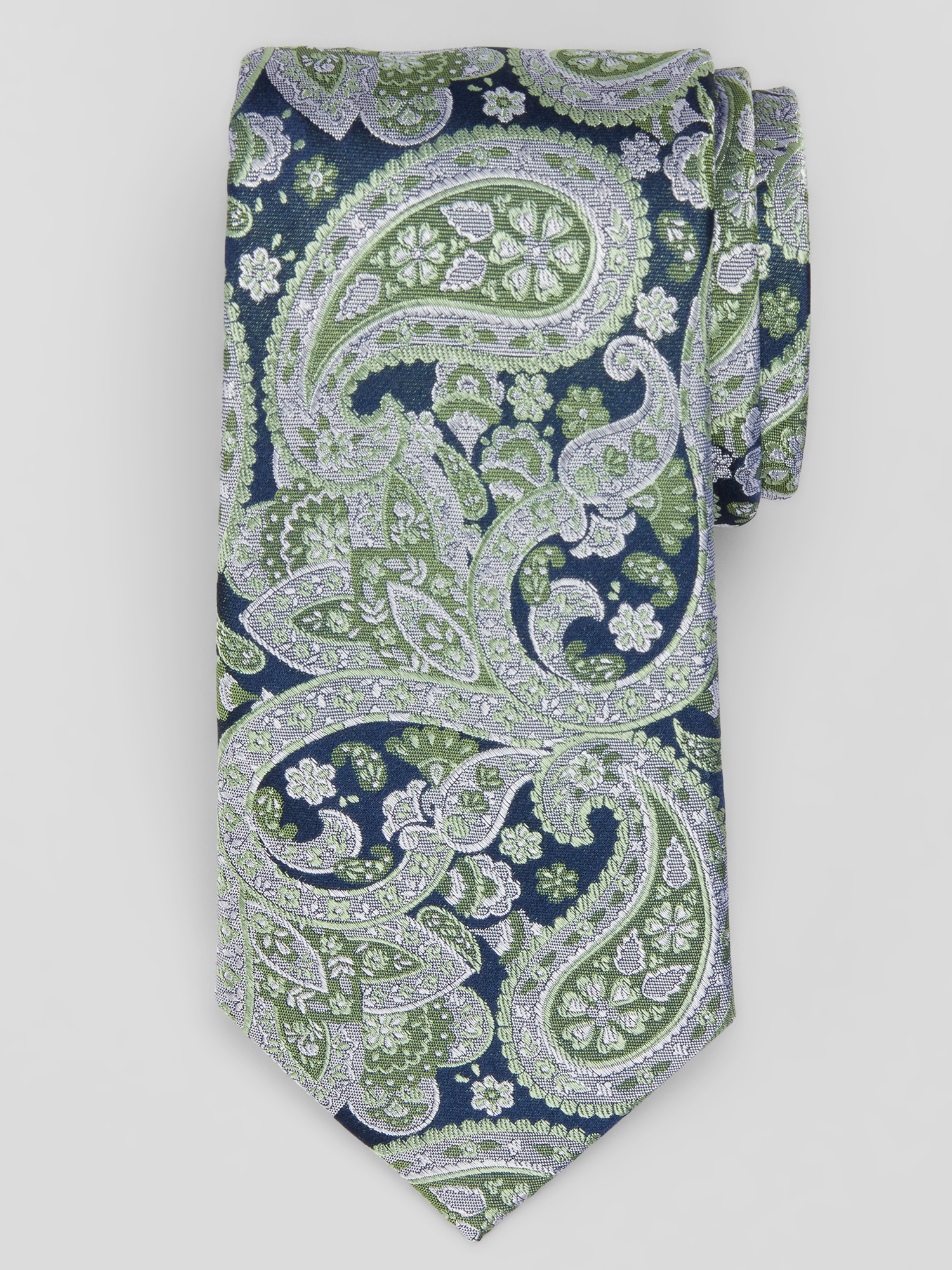 Two-Tone Paisley Tie