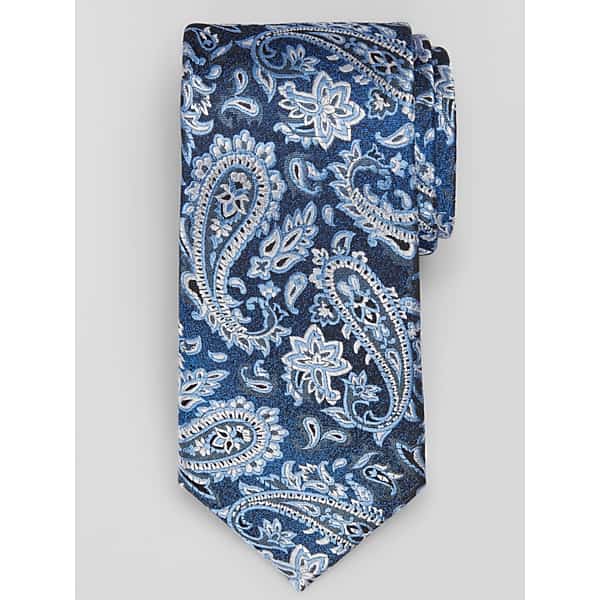Joseph Abboud Men's Paisley Tie Navy - Size: One Size