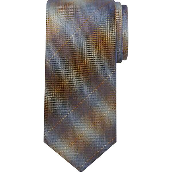Pronto Uomo Men's Ombre Plaid Tie Gold - Size: XLONG - Only Available at Men's Wearhouse TMW812B80140