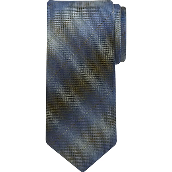 Pronto Uomo Men's Ombre Plaid Tie Olive - Size: XLONG - Only Available at Men's Wearhouse TMW812B80167