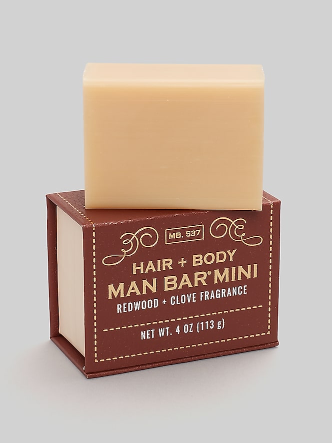 San Francisco Soap Co. Hair + Body Man Bar Redwood Clove Mini Bar Soap