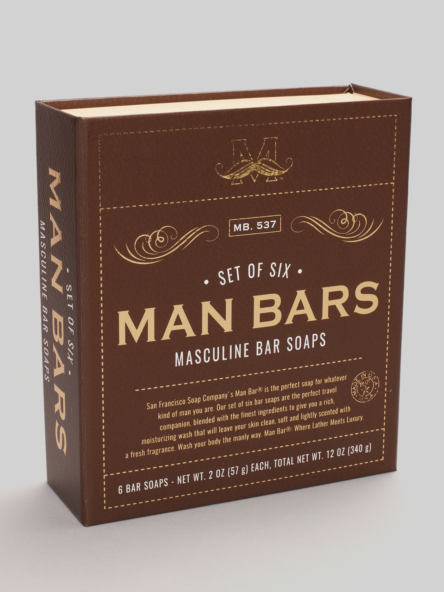Man Bar Soap Sampler Set, 6-Piece