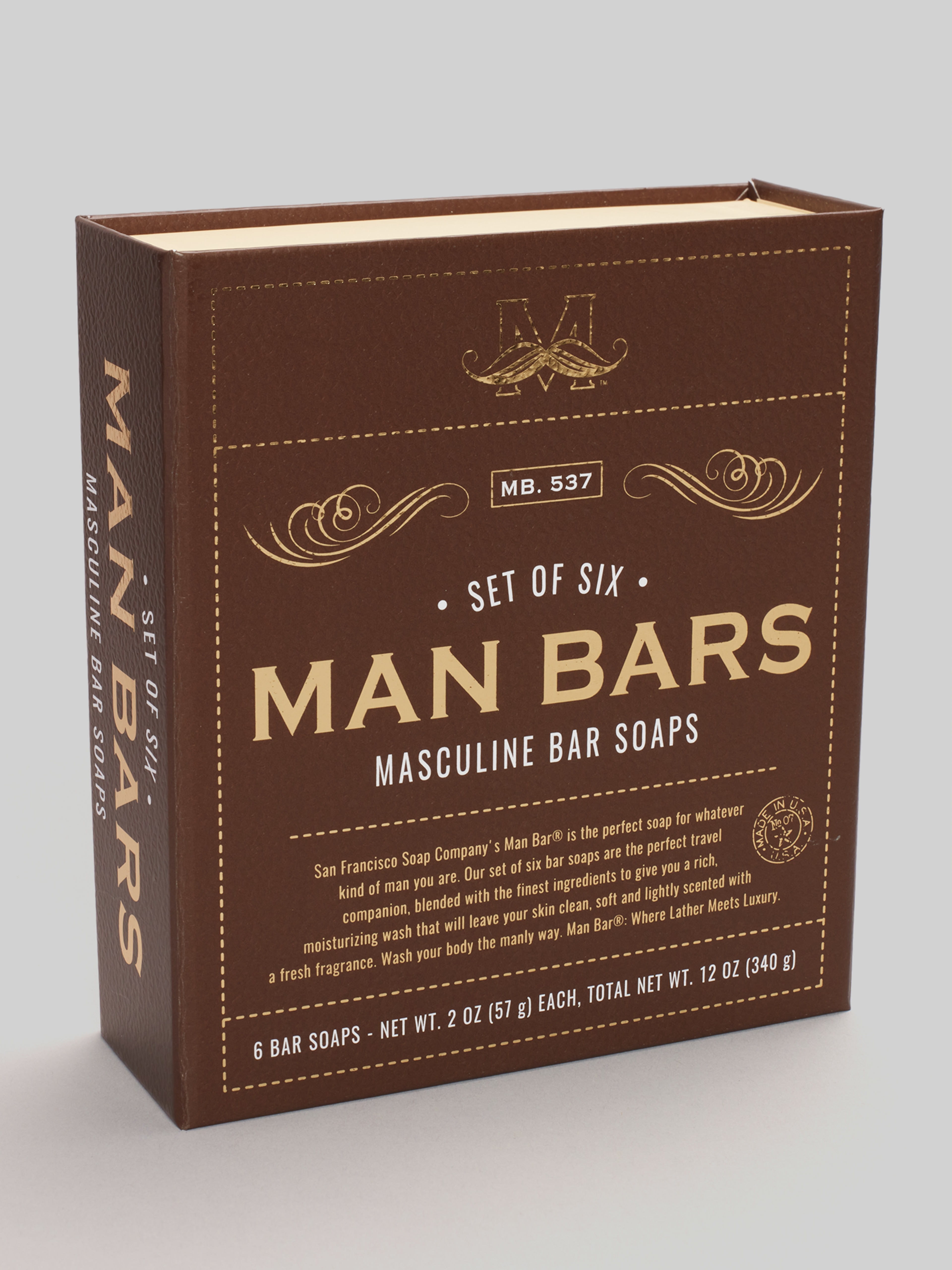 Man Bar Soap Sampler Set, 6-Piece