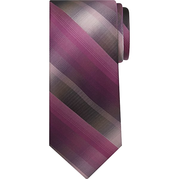 Pronto Uomo Men's Ombre Plaid Tie Purple - Size: XLONG - Only Available at Men's Wearhouse TMW814B80178