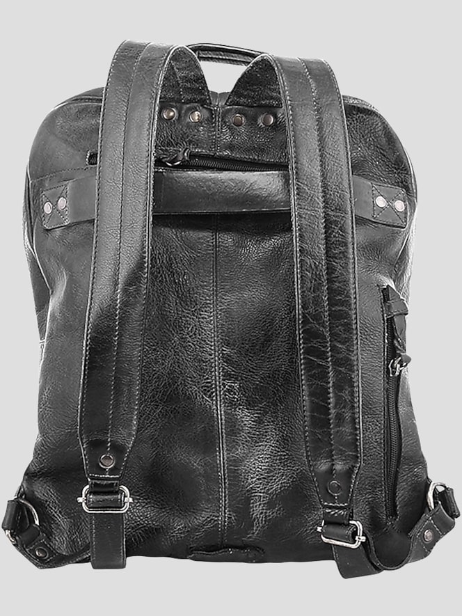 Bedstu Lafe Leather Travel Backpack