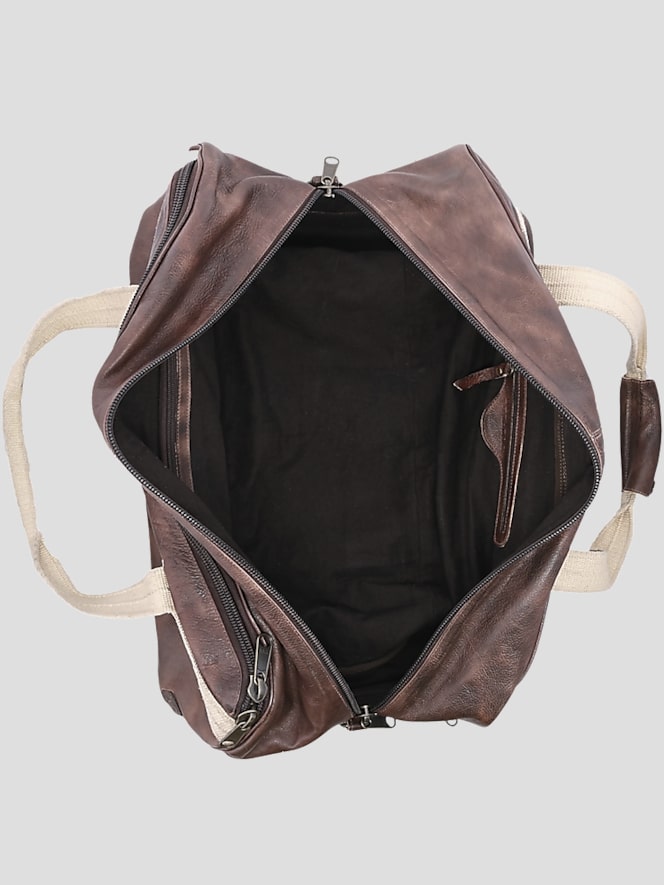 Bedstu Raslan Leather Duffle Bag