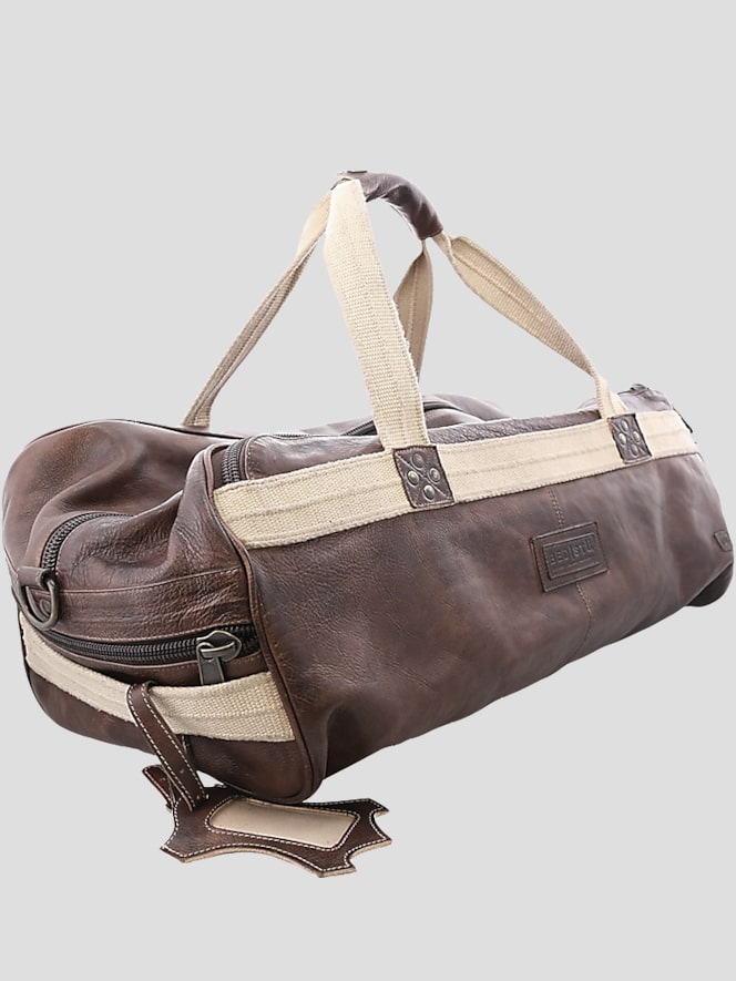 Bedstu Raslan Leather Duffle Bag