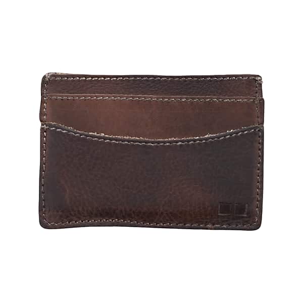 Bedstu Men's Chuck Leather Credit Card Holder Teak Rustic - Size: One Size TMW819380003