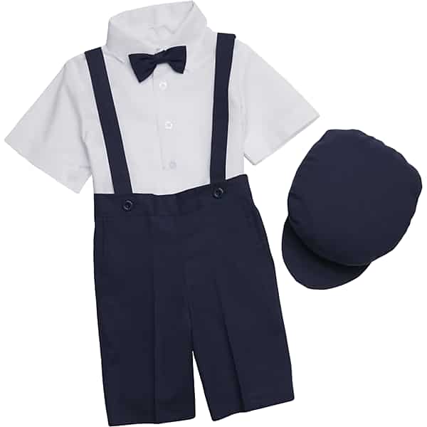 Peanut Butter Collection 5-Piece Linen Toddler Shorts Set Indigo - Size: 2 Toddler TMW819B22004