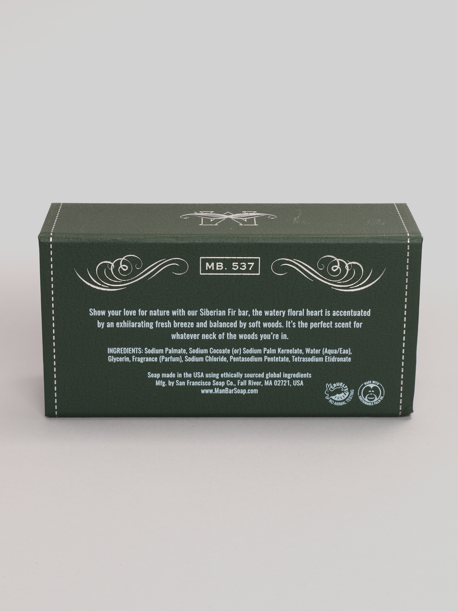 Man Bar Invigorating Siberian Fir Soap
