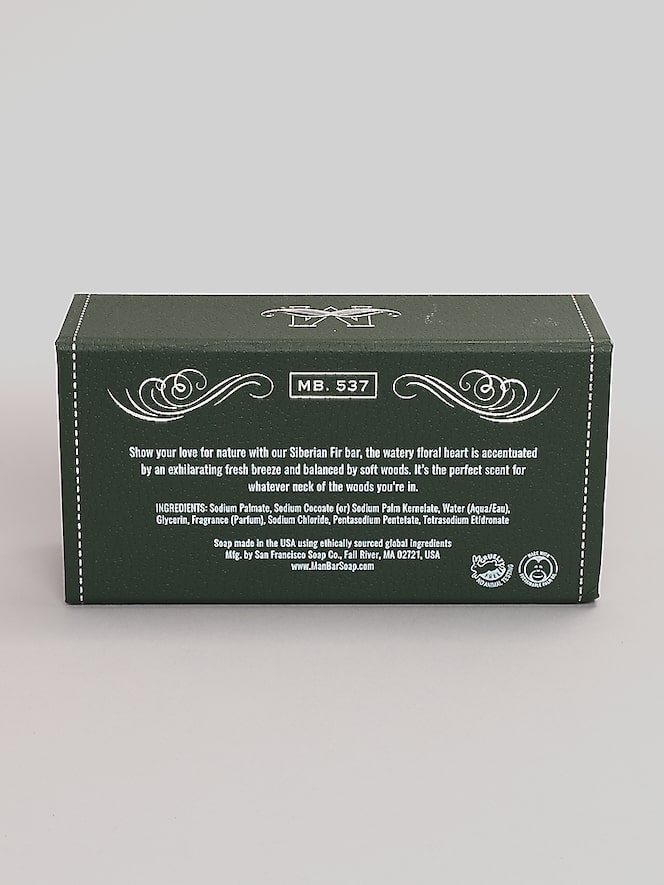 San Francisco Soap Co. Man Bar Invigorating Siberian Fir Soap