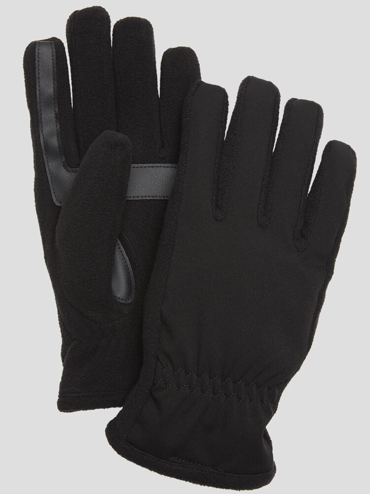 Pronto Uomo Tech Touch Mid Weight Nylon And Fleece Gloves Gloves Men s Wearhouse