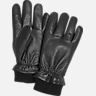 Joseph Abboud Ribbed Cuff Leather Gloves