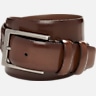Joseph Abboud Double Loop Marbleized Leather Belt