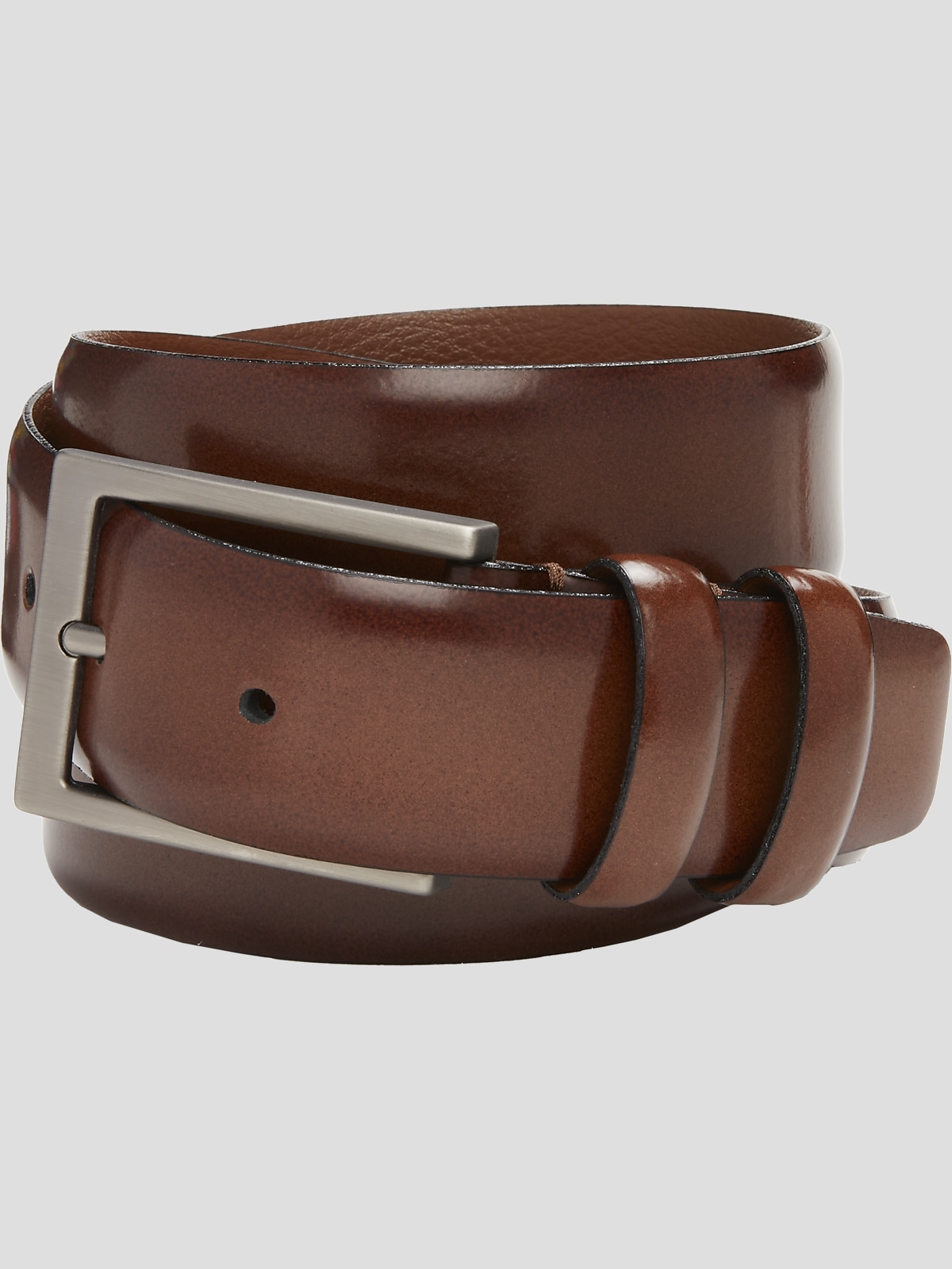 Joseph Abboud Double Loop Marbleized Leather Belt | Belts
