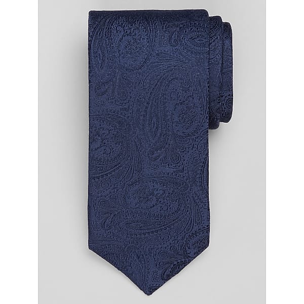 Joseph Abboud Men's Tonal Paisley Fancy Tie Blue - Size: One Size
