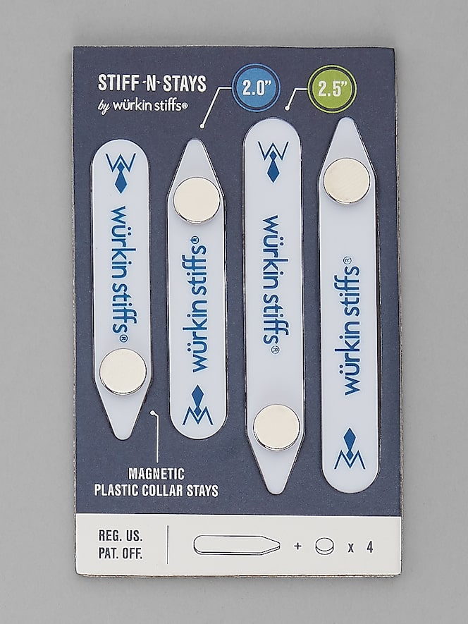 Wurkin Stiffs Collar Stays, 2-Pack