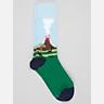 Egara Dinosaur Scenic Socks, 1-Pair