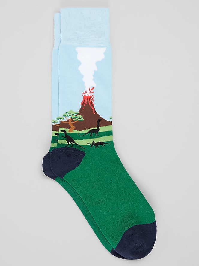 Egara Dinosaur Scenic Socks, 1-Pair
