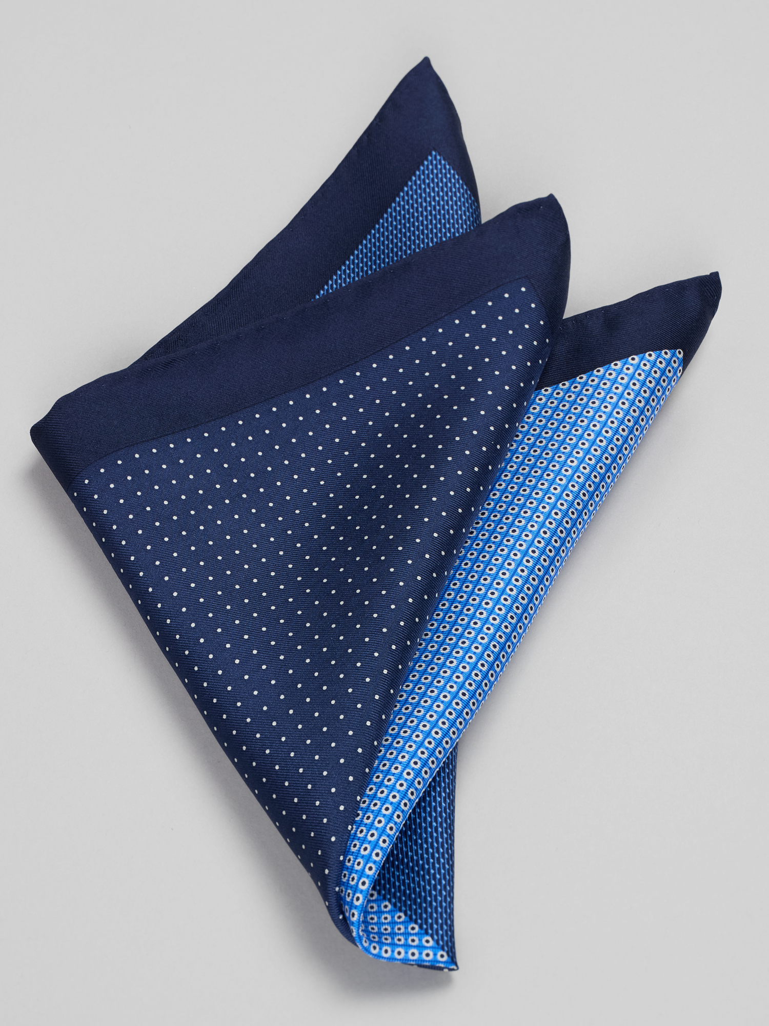 Neat Quartered Pocket Square