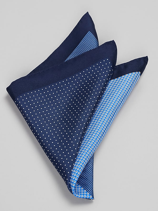 Joseph Abboud Neat Quartered Pocket Square