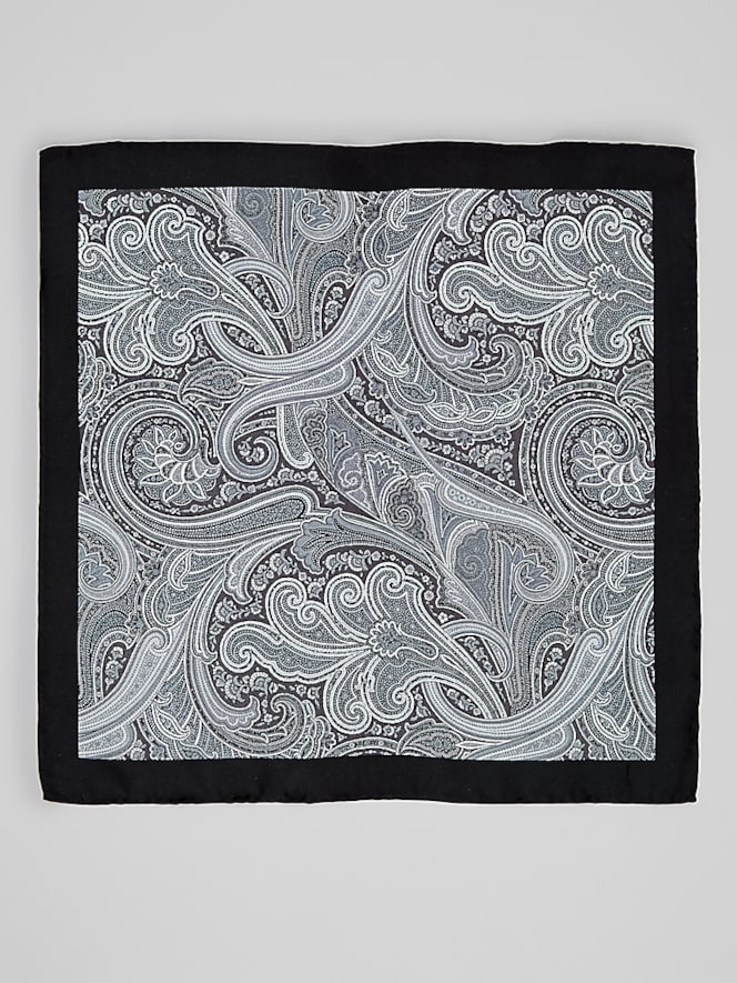 Joseph Abboud Paisley Pocket Square