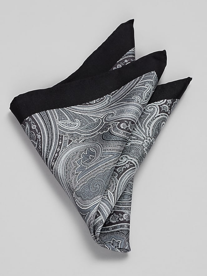 Joseph Abboud Paisley Pocket Square