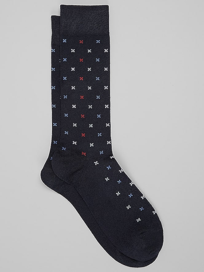 Joseph Abboud Stylized Xs Socks, 1-Pair