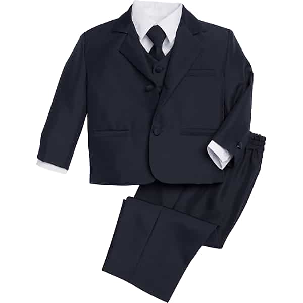 Peanut Butter Collection Men's Toddler's Tuxedo Navy - Size: Size 7