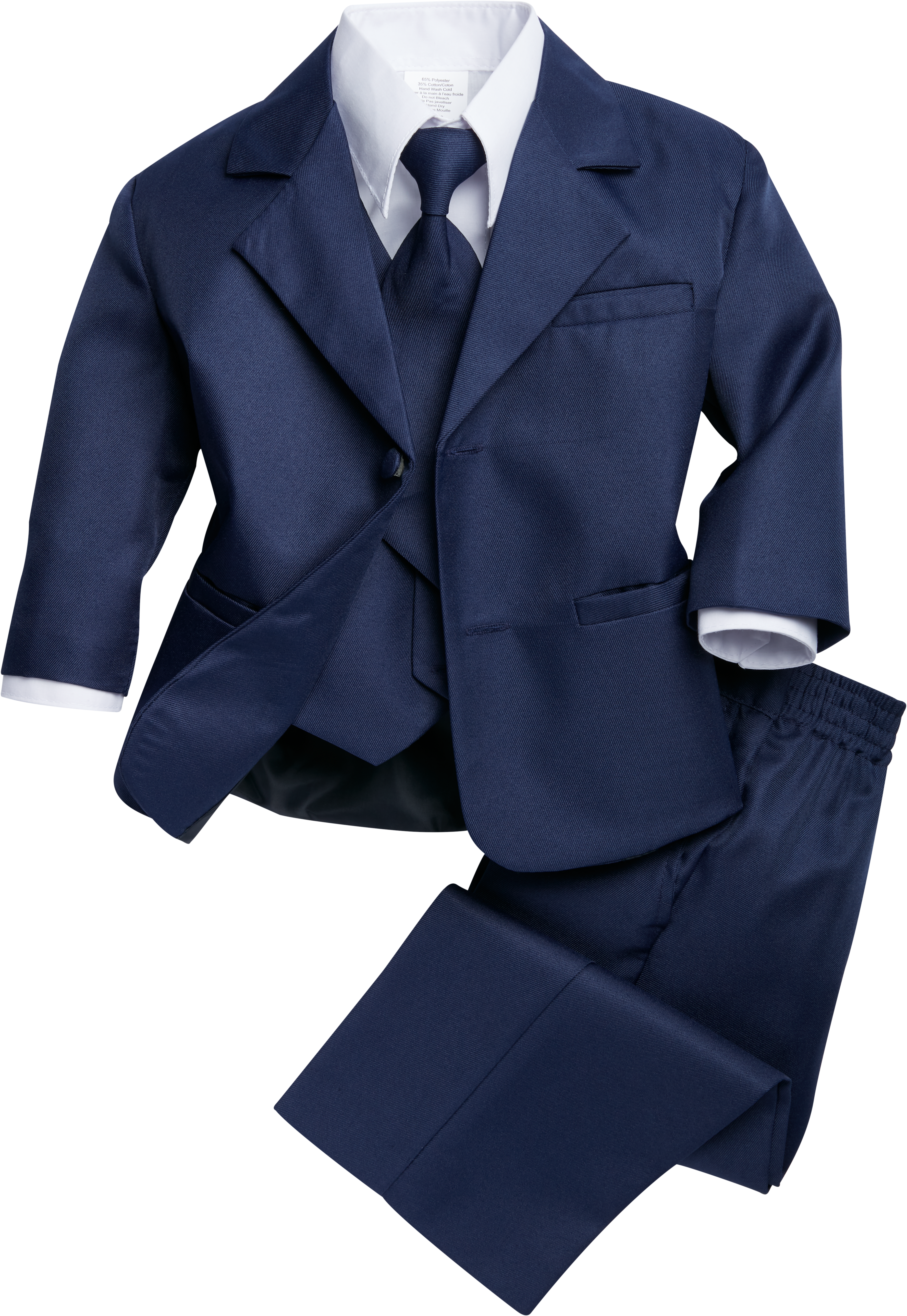 Peanut Butter Collection Toddler Tuxedo Suit Set, Indigo - Blue