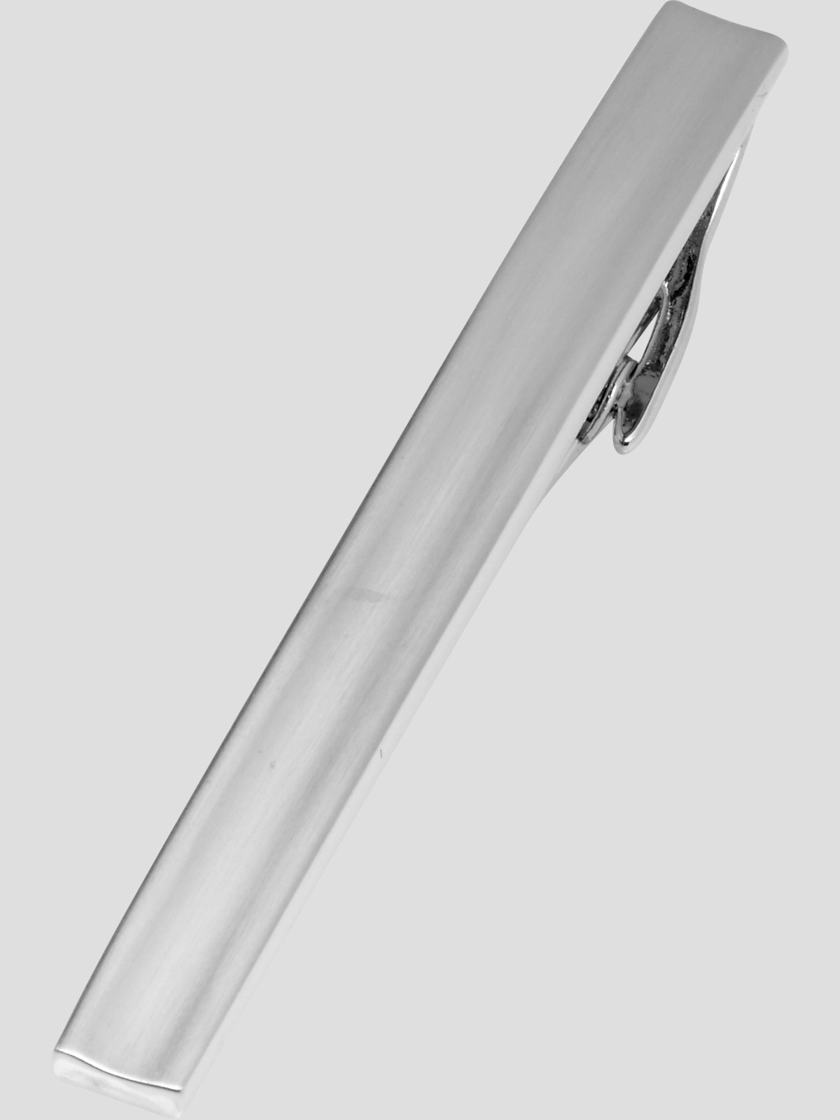 Pronto Uomo Matte Silver Tie Bar Tie Bars & Tie Chains Men's Wearhouse