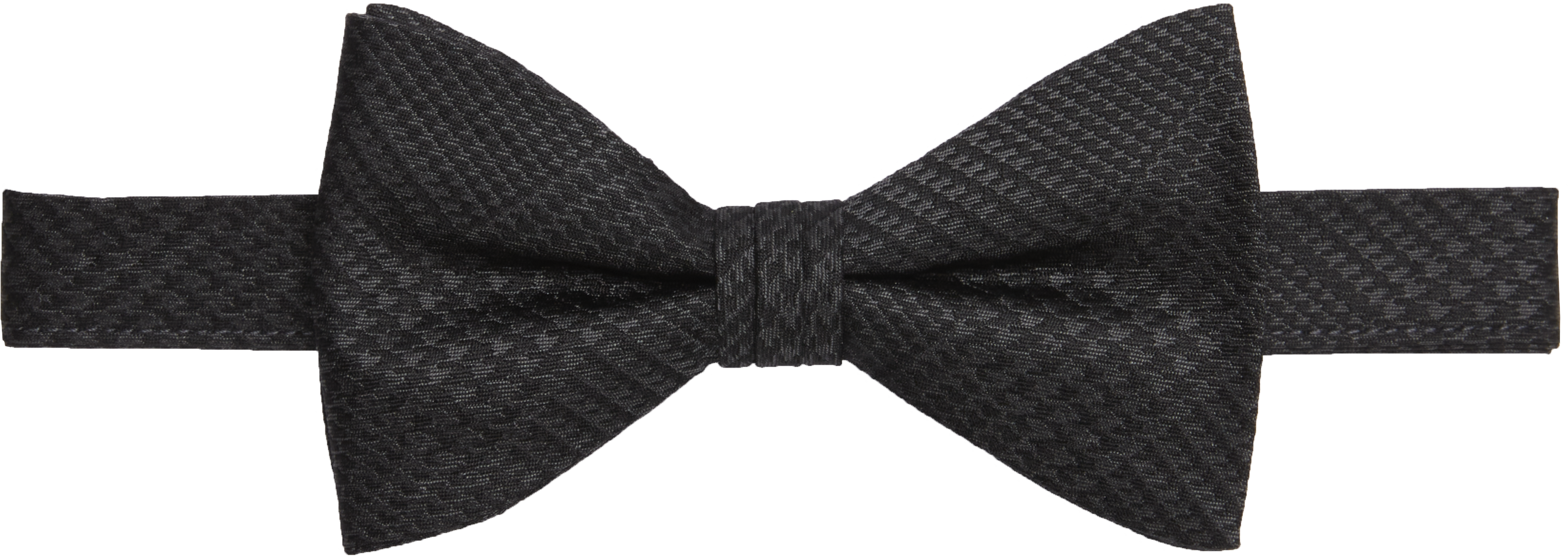 Micro Plaid Pre-Tied Bow Tie