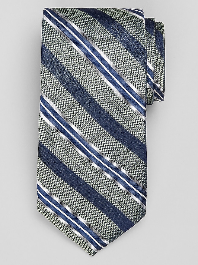 Men's Textured Satin Stripe Tie