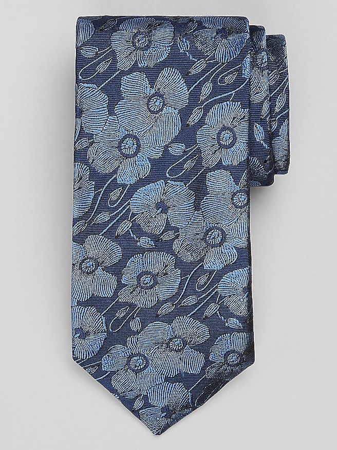 Men's Linear Poppies Tie